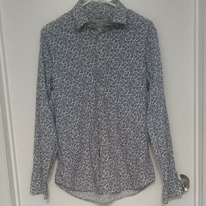 Blue Floral Blouse
